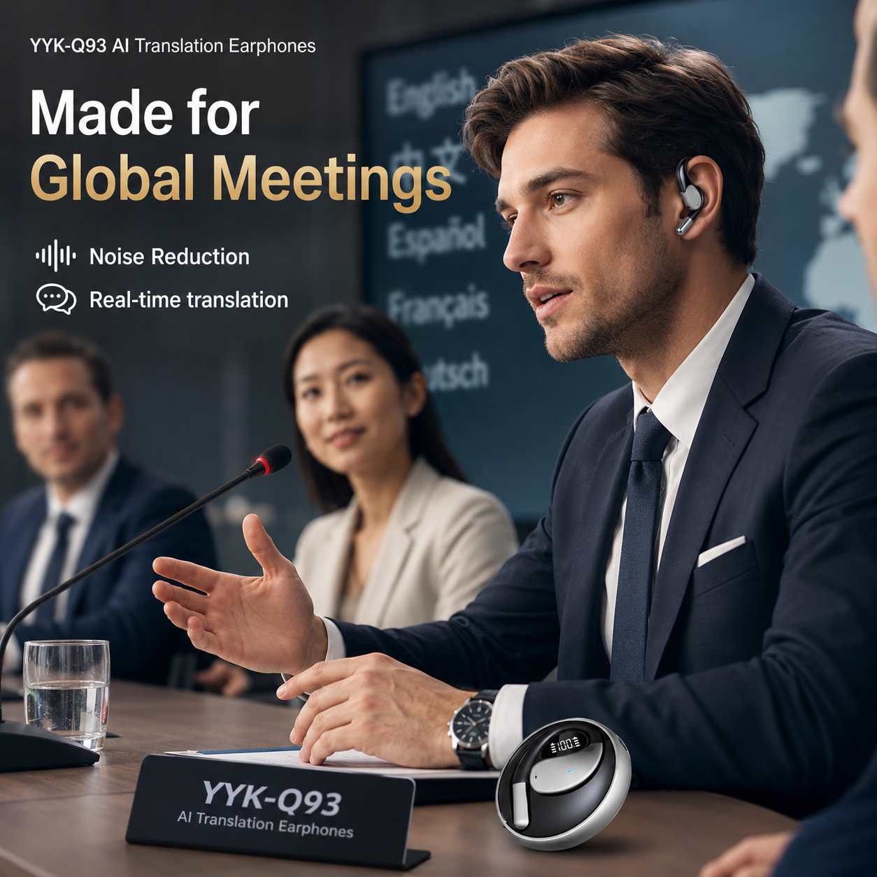 YYK-Q93 AI Translator Earbuds image 4