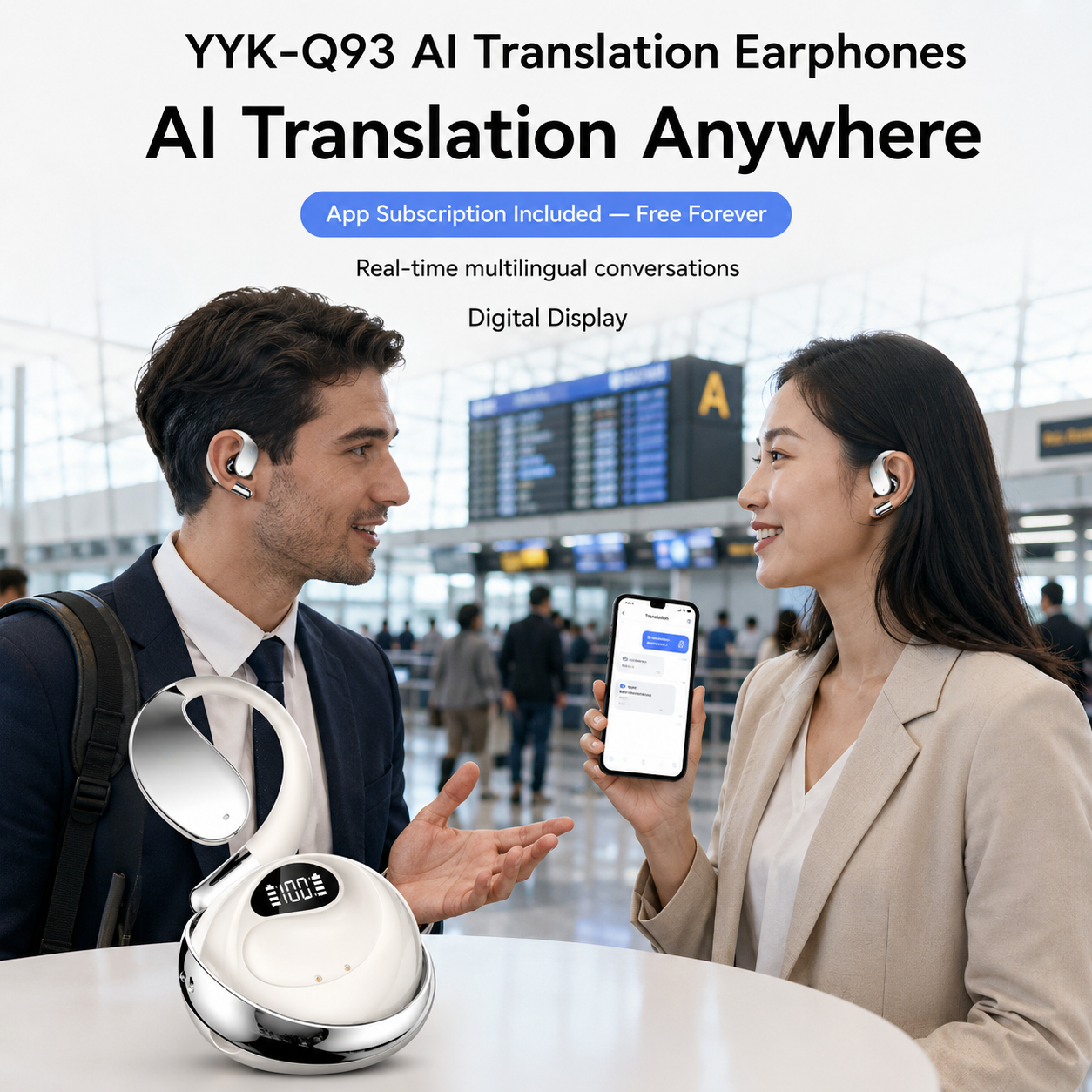 YYK-Q93 AI Translator Earbuds image 6