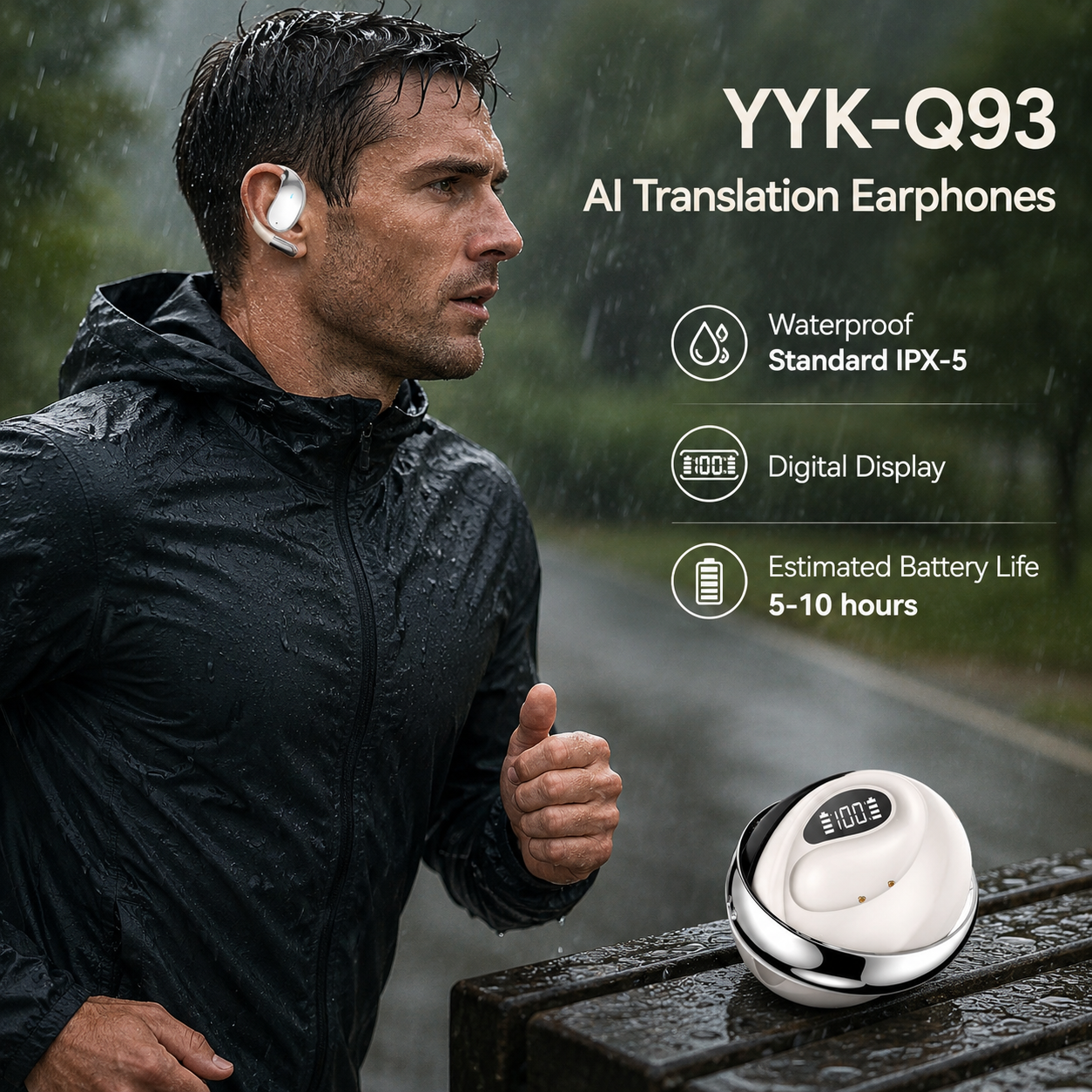 YYK-Q93 AI Translator Earbuds image 7