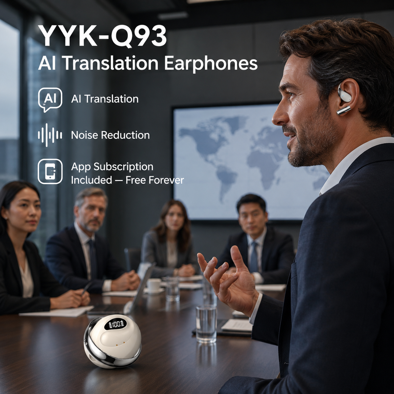YYK-Q93 AI Translator Earbuds image 9